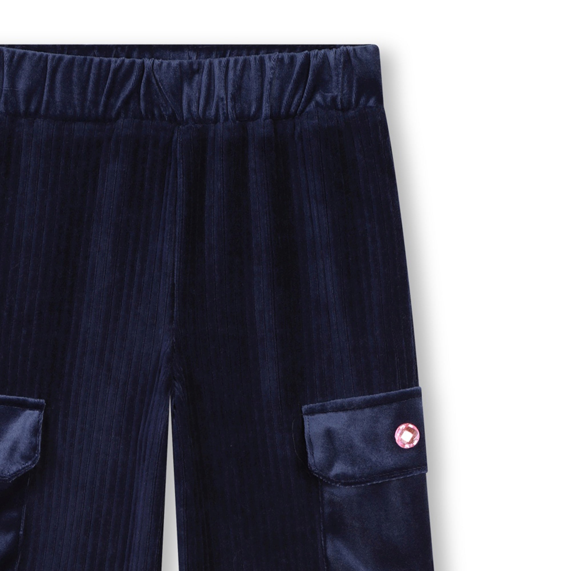 BILLIE BLUSH PANTALONI IN VELLUTO A COSTE